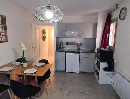 Appartement Cosy Rez Jardin 1 Chambre Plage Parking Wifi